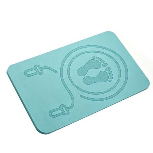Yinhing Estera de Cuerda para Saltar TPE, Almohadilla para Saltar, Almohadilla para, Amortiguador de Alto Rebote, Antideslizante, de Doble Cara, para Rodillas, Protección de (GREEN)