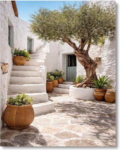 Descubre el placer de pintar con el kit de olivo mediterráneo Hjjdiyes