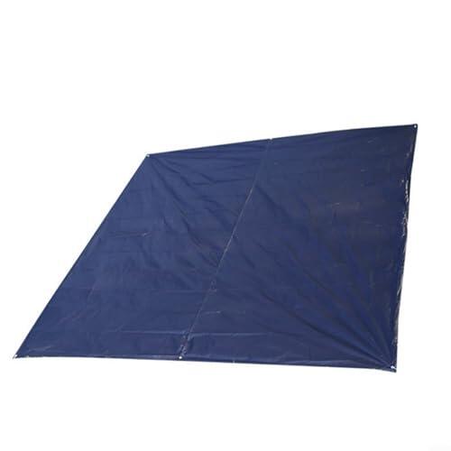 NbgrvB Lona impermeable Oxford para camping, lona para tienda de campaña al aire libre, playa, picnic, alfombrilla reforzada con anillos de cobre para anclaje (negro)
