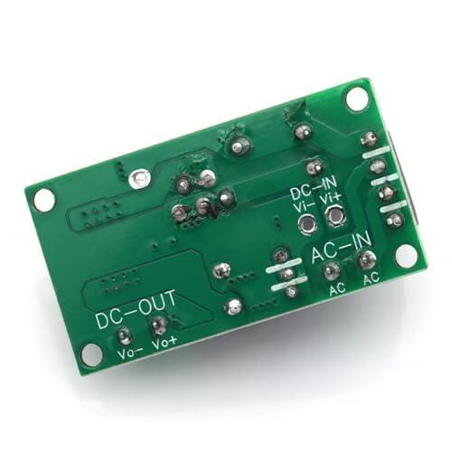 Auratrove Módulo de fuente de alimentación ajustable, convertidor de CA 5 V-30 V CC 5 V-50 V a CC 3.3 V-33 V, voltaje regulado de 2.2 A con disipador de calor
