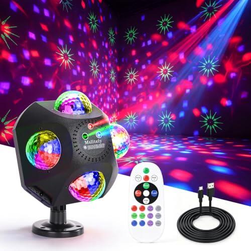Transforma cualquier espacio en una auténtica pista de baile con las luces de discoteca USB Lmaqfum