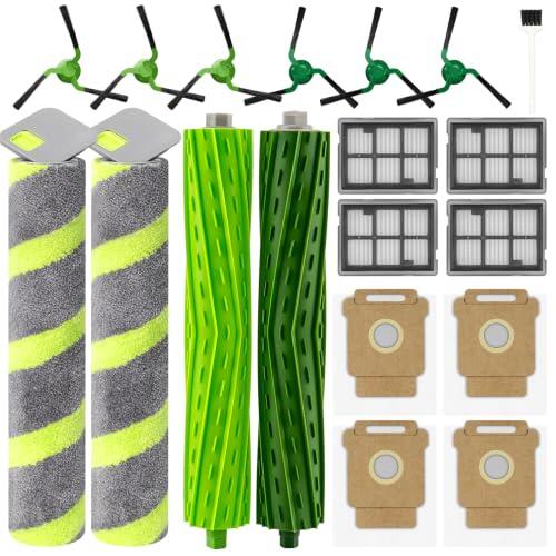 705 Combo Accesorios para iRobot Roomba Max 705/706 Combo Robot Aspirador 19 piezas Max 705/706 Combo:2 Cepillos Principales,6 Cepillos Laterales,4 Filtros HEPA,2 Rodillos Lavables,4 Bolsas de Polvo