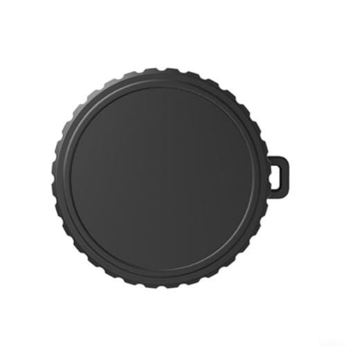 Tapa de silicona para lente DJI para Osmo para Nano | Protector protector a prueba de arañazos y polvo | Accesorio de cámara de acción suave y flexible | Capucha de almacenamiento compacta | Negro