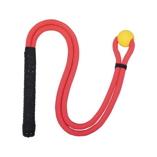 ICDKOYK Habilidades de Swing a Nuevas Alturas con un Entrenador de Swing de Cuerda de Golf y una eficaz Ayuda para el Entrenamiento de Golf con Ladrillos, Rojo