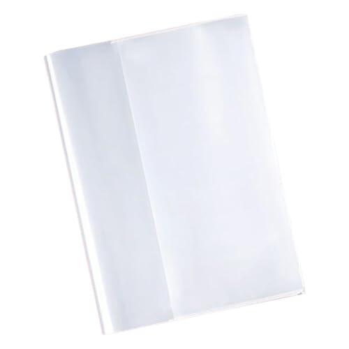 protectora para de texto – A4, 10 unidades, transparente para de referencia, envoltorio reutilizable | Perfectamente para bibliotecas escolares, protección, limpieza.