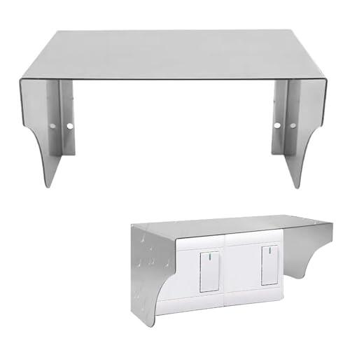 Viaoragiosa Cubierta de Protección Meteorológica para Wallboxs,Tejadillo Metálico para Cargador de Coche Eléctrico,Techo Protector Cubierta para Wallboxs,para estacionamiento,césped,Patio,terraza