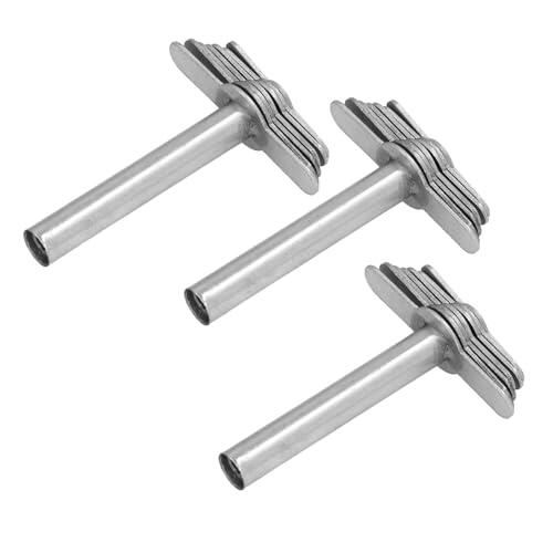 CHICIRIS Juego de Perforadores de Corcho de Acero Inoxidable, Herramienta Ergonómica de 3 Uds para Experimentos de Laboratorio y Perforación de Tapones de Goma