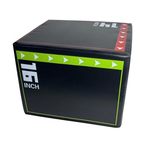 Generisch Agility - de salto para saltos, soporte , bloque de fitness Plyo Box – Plyometric Jump Box – Antideslizante con textura inferior amortiguadora a prueba de golpes para