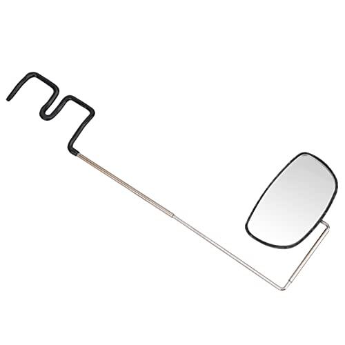 SUNGOOYUE Espejo para Casco de Bicicleta Espejo Retrovisor de Aleación de Aluminio 170x60 Mm Vista Clara Ajustable de 360 ​​grados Fácil de Instalar para Viajeros en Bicicleta, Ciclistas de