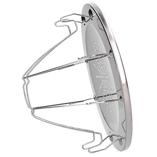 Sxhlseller Tostadora Plegable para Estufa de Campamento, Parrilla de Pan de Acero Inoxidable 430 para Acampar y Hacer Picnic Al Aire Libre, Bandeja Portátil con Capacidad para 4 Rebanadas para