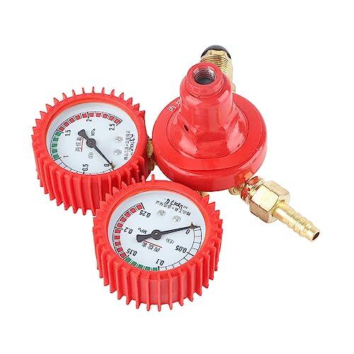 Garosa Medidor de Presión de Gas para Tanque con Dial Ajustable Construcción de Aleación de Aluminio para Aplicaciones de Soldadura y Corte