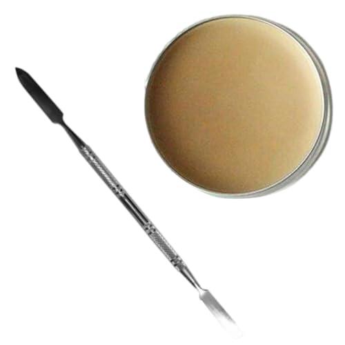 DOITOOL Cera para Cicatrices de Halloween Dorada 60g Portátil para Cosplay y Fiesta, Bloqueador de Cejas y Maquillaje Especial para Heridas y Efectos Realistas