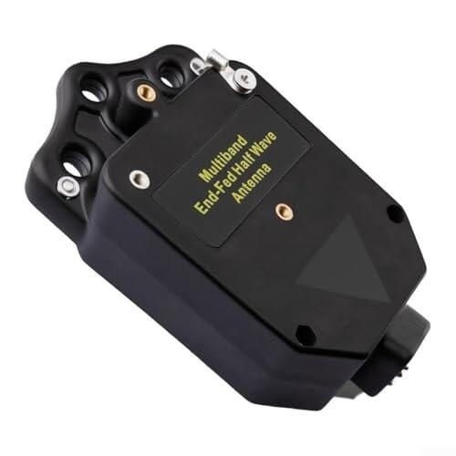 Balun 1:64 para antena alimentada de extremo de 4 bandas de 8 bandas, diseño de media onda HF de 1-30 MHz, potencia PEP de 150 W, carcasa ABS impermeable para radio aficionada, antena de media onda de