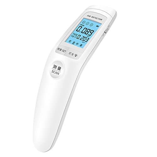 Detector de contaminación interior, probador de formaldehído, sensor HCHO TVOC, pantalla de grado de aire y pantalla cómoda, monitor de aire portátil para interiores