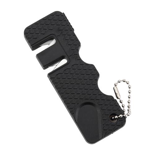 UDSKNV[KSL Afilador de Cuchillos de Bolsillo Afilador de CeráMica Herramienta de Diamante Tijera Afilar Engranajes Cuchillo de Carburo Piedra de Afilar Herramientas MúLtiples para Exteriores