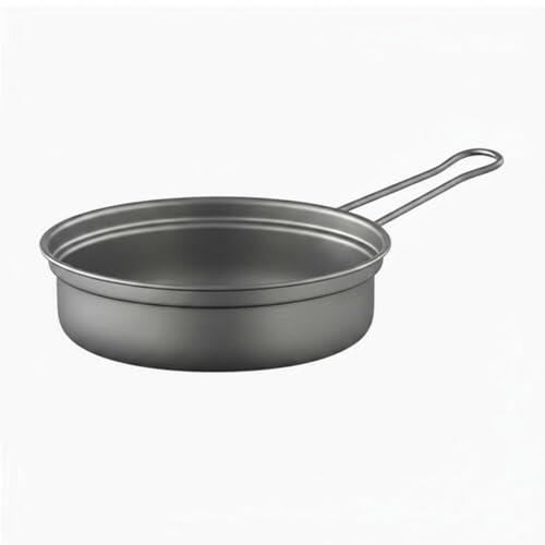 Milageto Kit de Cocina Portátil de Titanio Multifuncional Set Cocina Titanio Resistente a Elevadas Temperaturas para Campistas, Excursionismo, Picnic