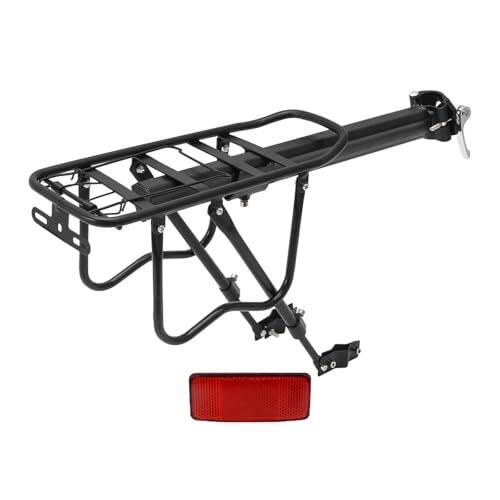 KIOALXZ Portaequipajes para Bicicletas Duradero con función Multifuncional. Disponible portaequipajes Trasero o Asiento para Varios Ciclistas. Soporte para