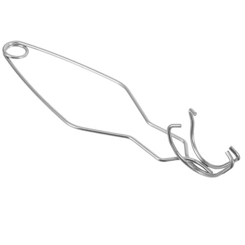 CRAFTHROU Pinza para Recipiente de Metal Plata, Herramienta Manual para Fundición de Joyas, Cómoda de Sujetar y Protege Extremidades en Ambiente Caliente de Laboratorio