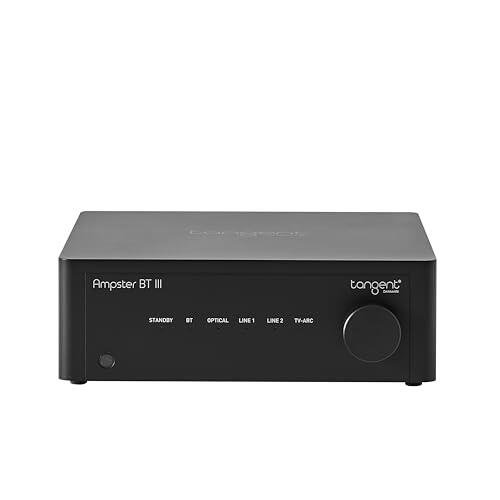 Tangent Ampster BT III Amplificador estéreo - Bluetooth 5.1, HDMI ARC, diseño compacto