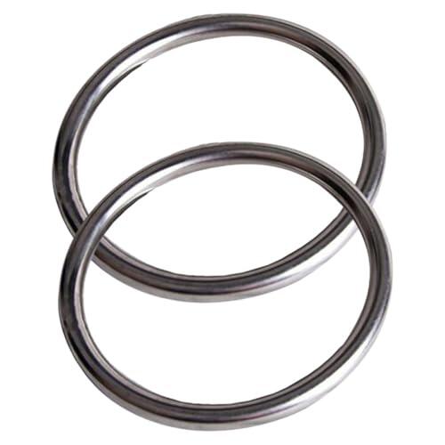 Beaupretty 2 Piezas Anillo de Entrenamiento de Acero Inoxidable para Kung Fu, Equipo de Entrenamiento Duradero sin Rebabas, Resistente la Corrosión para Técnicas Marciales