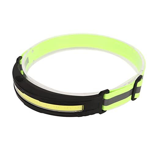 Haofy Linterna Frontal COB Profesional de Alto Brillo, Recargable, para Pesca Al Aire, Camping, Senderismo, Material ABS