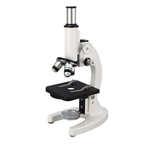 Fafeicy Microscopio Digital 640X con Campo de Visión Ergonómico de 45 Grados, Ocular Gran Angular Recubierto y Enfoque Grueso/Fino para el Estudio de Materiales en Ciencias biológicas.