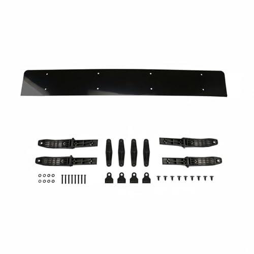 Qianly Deflector Baca Techo Instalacion Facil Deflector Viento Rack Universal Apéndice Aerodinámico Aerodinámica para Carretera Principal, 106 Cm