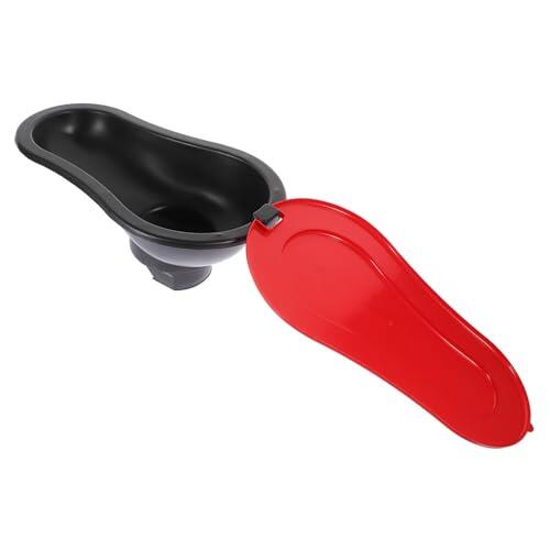 Cabilock Inodoro Provisional en Cuclillas para Construcción y Camping, Baño Portátil Plegable Resistente Tapa Antiolor, Solución Rápida para Trabajadores y Actividades al Aire Libre
