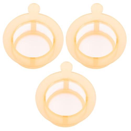 CRAFTHROU Filtro Celular Pequeño 100μm de Polipropileno y Nylon con Mango para Laboratorio 3 Piezas, Herramienta Fácil de Transportar para Pruebas y Enseñanza