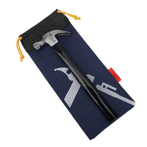 Aramox Bolsa para Martillo con Clavija para Clavos, Tela Oxford, Bolsa de Almacenamiento para Estacas para Tienda de Campaña, 36 X 16 Cm, Ligera, 44 G, para Acampar, Senderismo, Organizar Clavos (#2)