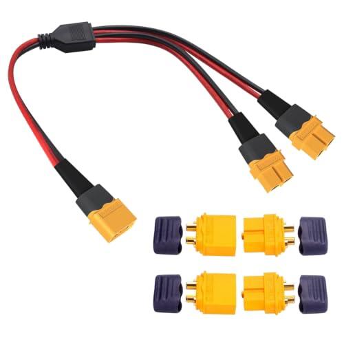 Maximiza la eficiencia de tu energía: análisis del cable divisor XT60H de 12AWG