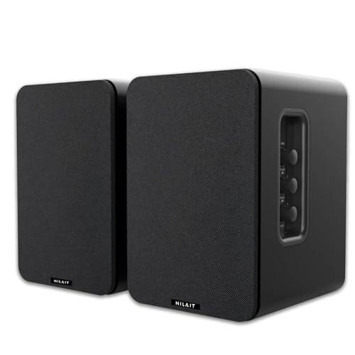 Nilait Hiphoniq Altavoces Bluetooth para TV y PC, Negro
