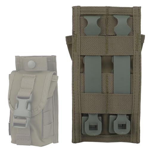 LZAQHMT Bolsa Táctica MOLLE IFAK – Bolsa Médica para Paramédicos con Hebilla Liberación Rápida Y Correa Extracción Botiquín Primeros Auxilios Compacto Ideal para Caza, Airsoft(Ranger Green)