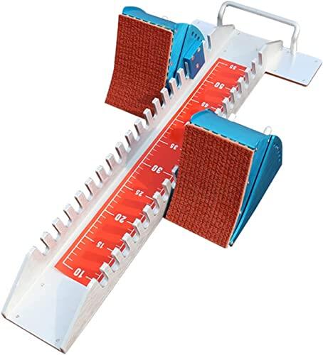Bloque de arranque ajustable Sprint – Arrancador multifunción de pista y campo, aleación de aluminio, para pistas de plástico y ceniza, ideal para atletas y entrenadores