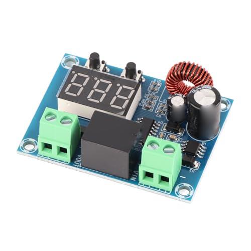 Walfront Módulo de Protección de Batería, Pantalla Digital de Desconexión de bajo Voltaje, Protector de Descarga de Carga de Batería de 12 V 36 V con Protección contra Cortocircuitos Sobrecorriente