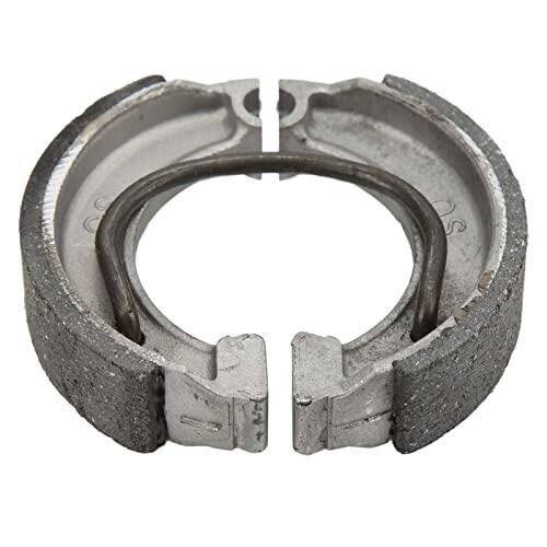 Jenivaint Juego de Zapatas de Freno Trasero para Motocicleta, Pastillas de Freno Traseras de Metal, Accesorio de Repuesto de 2 Piezas, Piezas de de Tambor de Fácil Instalación para Conductores PW50