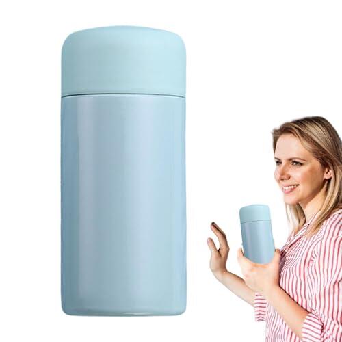 Termo Aislado | Termo al Vacío 150ml con Filtro de Té Integrado para Agua,Taza Portátil Antiderrames para Gimnasio, Senderismo, Picnic, Escuela y Ciclismo, Hidratación Viajes