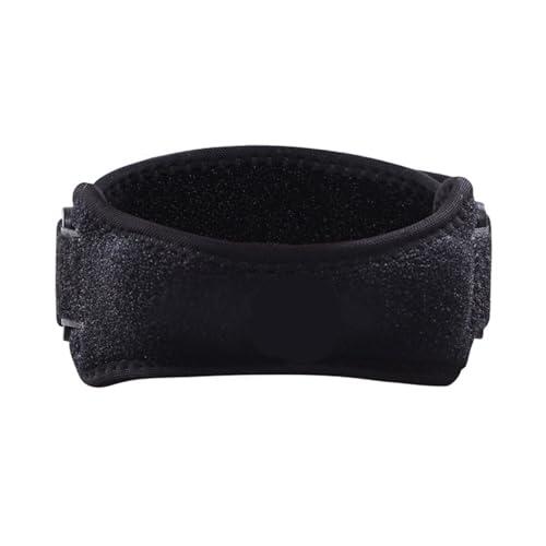 LIUHLFSR Rodilleras deportivas con correa ajustable, rodilleras, almohadilla de soporte for rodilla, equipo protector, Protector voleibol y baloncesto Para Correr Entrenar(Black)
