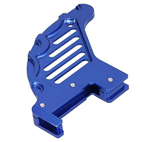 Keenso Protector de Disco de Freno Trasero de Motocicleta, Protector de Aluminio CNC, Compatible con TE FE FC 2014 a 2017, Protege el Disco de Freno de los Desechos (Blue)
