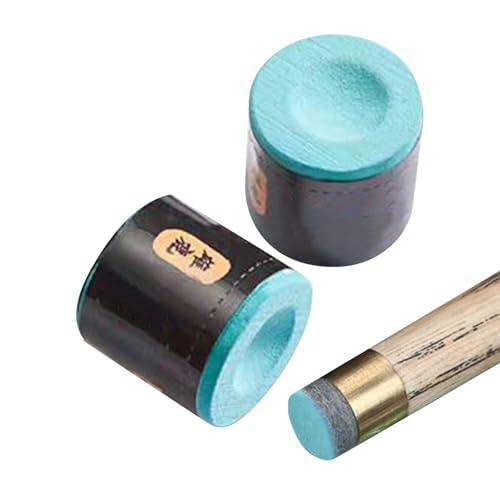 Genérico Billiard Chalk – 2 Pieces Anti Slip Pool Cue Chalk 2.5cm Compact Dry Formula for Smooth Cue Control | Lightweight 36g Set for Tournament Practice Home Club Entertainment and Daily