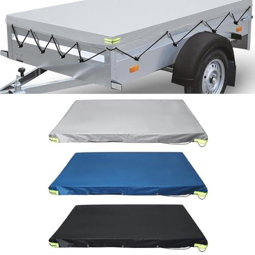 Kivivaka Lona impermeable de 208 x 114 x 13 cm para tela Oxford resistente, PVC, camping, remolque, tienda de campaña, escudo gris viento
