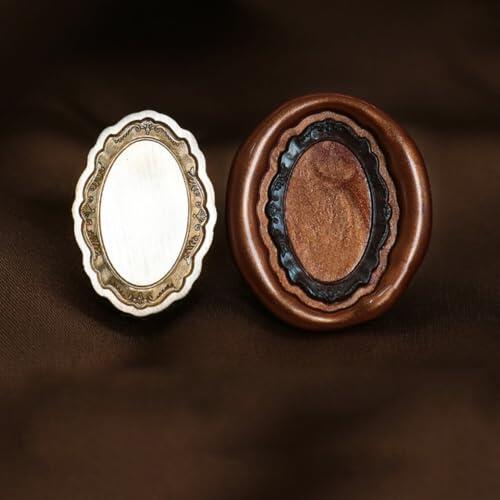 Sello de cera de latón con cabeza de sello vintage irregular de cobre para sobre, tarjeta de invitación, sellado, manualidades, álbumes de recortes, decoración, calidad duradera (J)