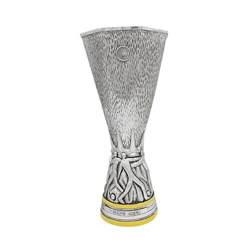 Europa Football League - Réplica de trofeo de la Copa de Campeones de fútbol, para aficionados, coleccionables, torneos deportivos, recuerdos, oficina, club, exhibición, adornos, 32 cm