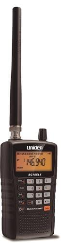 Uniden Bearcat UBC-125XLT Receptor Escáner Portátil de Banda Ancha (25-960 MHz) - Escáner de Radio con 500 Canales, Especial Banda Aérea Am/FM, Carga USB y Accesorios Incluidos
