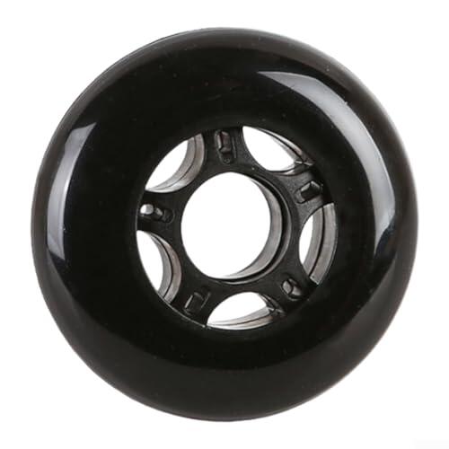 Ruedas silenciosas de goma sintética para patines en línea, diseño de una sola fila, 72 mm, 76 mm, 80 mm, 84 mm, con rodamientos de acero 608RS para scooters, patines, equipaje, ruedas de patinaje en