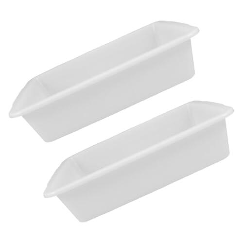WHAMVOX Bandeja de Herramientas para Laboratorio Cuadrada Pequeña 24X17X6,5 CM de Plástico Resistente, Bandeja a Prueba de Fugas para Químicos y Almacenamiento Seguro