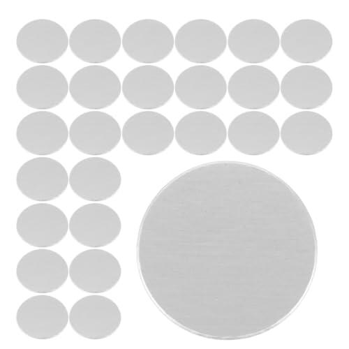 ibasenice 300 Anillos de Sello de Botella de Aluminio para Frascos y Botellas Cosméticas, Color Plata, Fáciles de Usar, para Salones de Belleza y Uso Doméstico