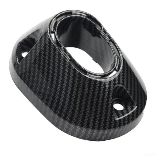 Springwillfly Cubierta de punta de escape de motocicleta para Honda para PCX 160 ABS Trim mejora las imágenes del tubo de escape y ayuda a reducir la acumulación de suciedad durante el uso regular