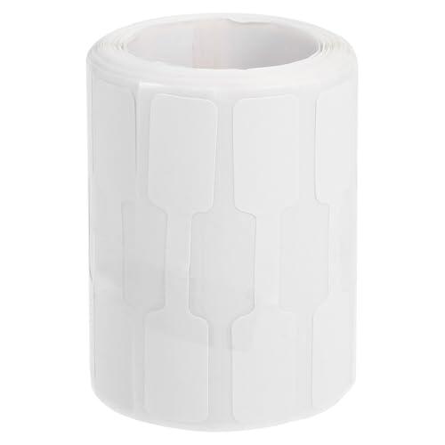 Artibetter Etiquetas Adhesivas de Papel Kraft para Joyería, 500 Unidades Rectangulares para Marcar Anillos y Pulseras en Entornos de Venta