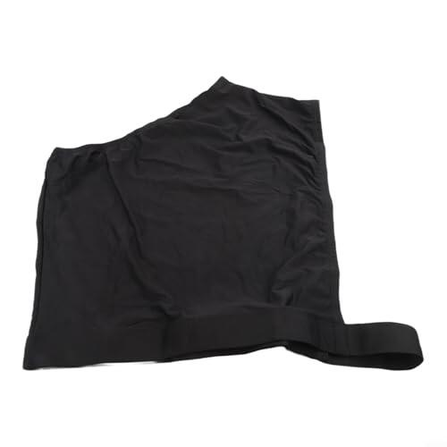 Chaleco elástico de alta elasticidad para hípica y protector de pecho de caballo y hombro, tela de elastano negro que evita lesiones por rozaduras durante el entrenamiento de equitación y competición